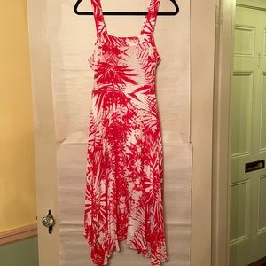 Plenty by Tracy Reese red and white tropical dress